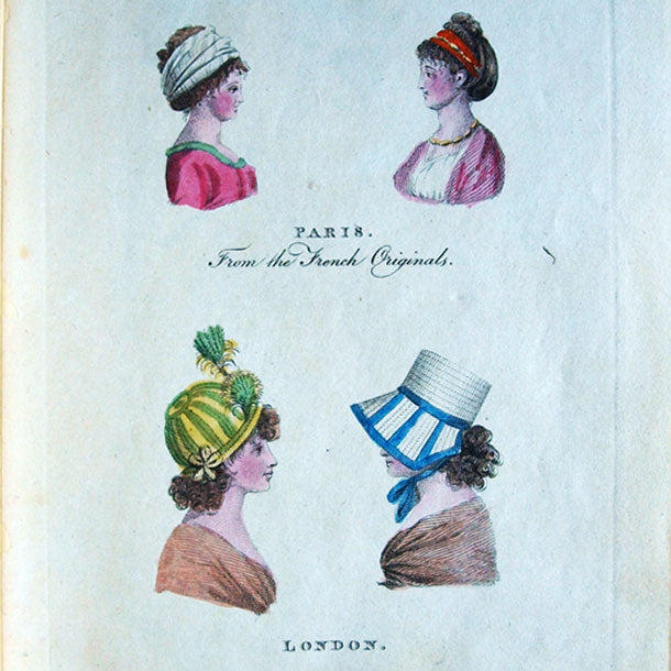 The Fashions of London and Paris - Réunion de 489 planches (1798-1809)