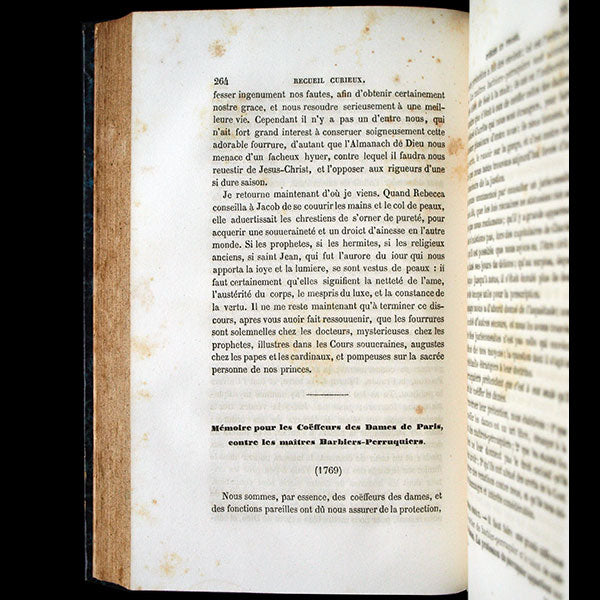 Lacroix - Recueil Curieux de Pièces Originales Rares ou Inédites en Prose et en Vers sur le Costume et les Révolutions de la Mode en France (1852)