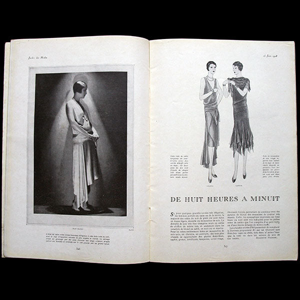 Le Jardin des Modes, n°107, 15 juin 1928, couverture de Robert Patterson