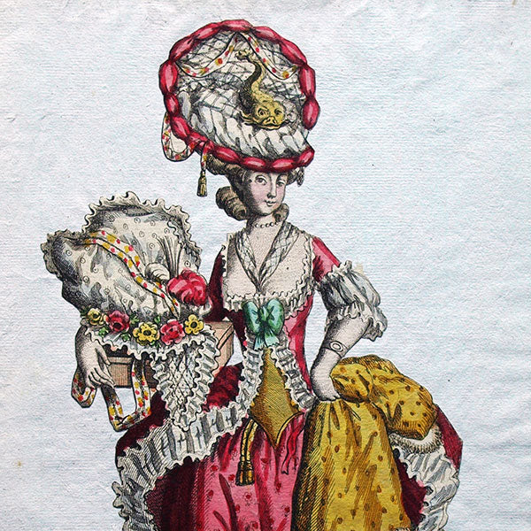 Mondhare - Collection de la Parure des Dames - Réunion de 7 gravures (circa 1780)