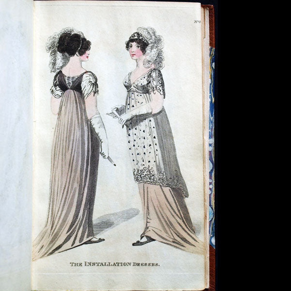 The Fashions of London and Paris - Réunion de 489 planches (1798-1809)