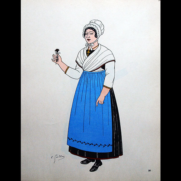 Costumes des Provinces Françaises, par Emile Gallois (circa 1950)