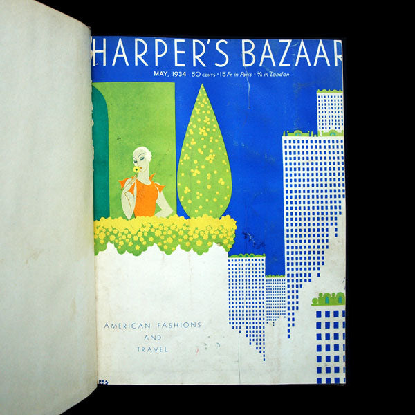 Harper's Bazaar, ensemble de 4 numéros de mai à août 1934