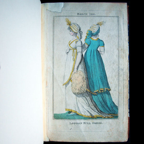 The Fashions of London and Paris - Réunion de 489 planches (1798-1809)