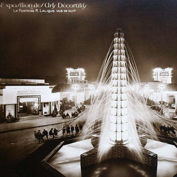 La Fontaine Lalique à l'Exposition Internationale des Arts Décoratifs (1925)