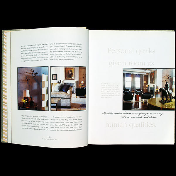 Dwellings: Living With Great Style, exemplaire de John Galliano avec envoi des auteurs (2003)