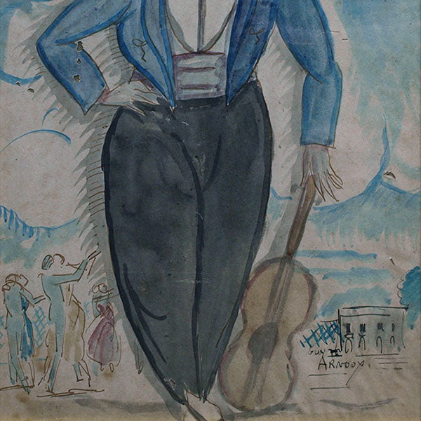 Poiret - Portrait de Paul Poiret par Guy Arnoux (circa 1919-1920)