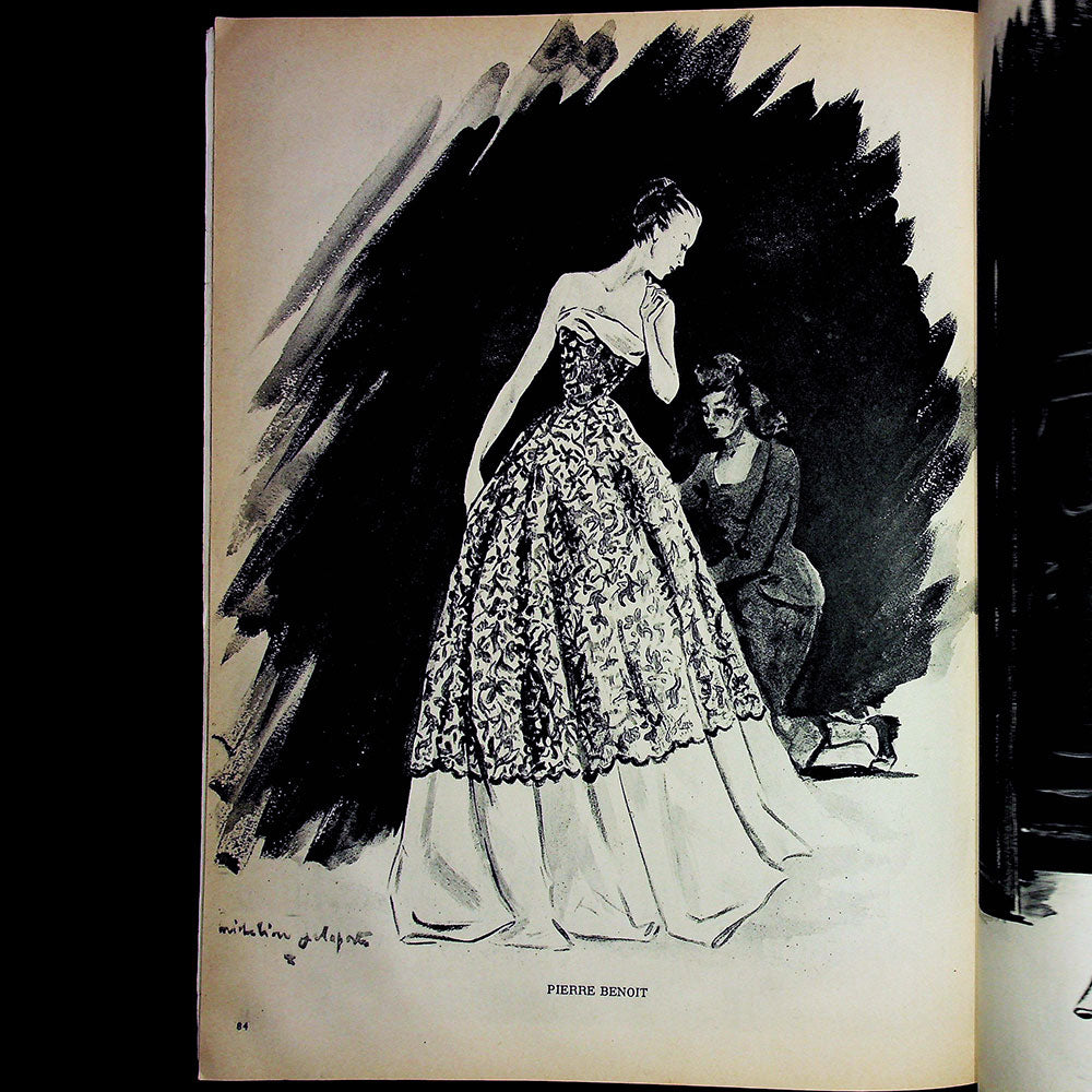 L’Art et la Mode (décembre 1946), couverture de Roger Rouffiange