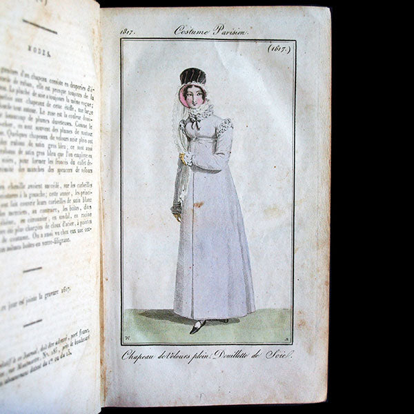 Le Journal des Dames et des Modes, Costumes Parisiens, réunion des 72 livraisons de la 21ème année (1817)