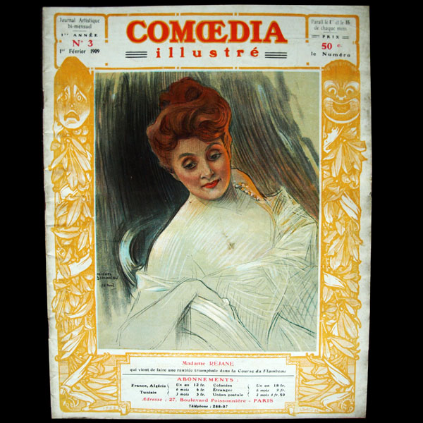 Comoedia illustré, réunion des 135 numéros du 15 décembre 1908 au 5 août 1914