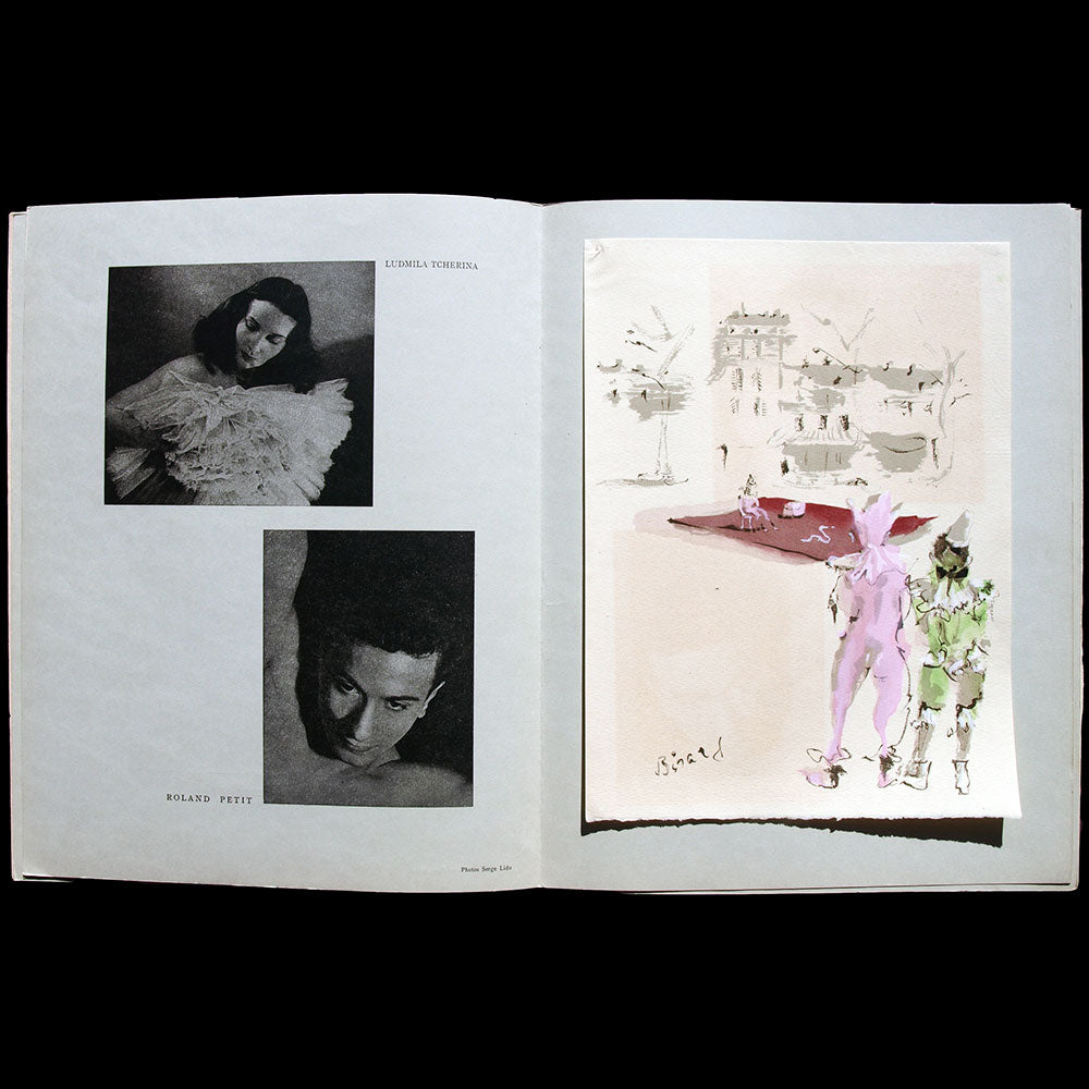 Ballets des Champs-Elysées - Programme n°1 d'octobre 1945, couverture de Marie Laurencin