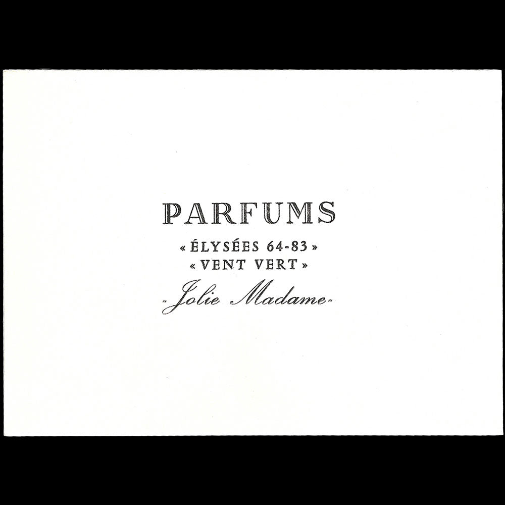 Balmain, carnet de défilé, circa 1960