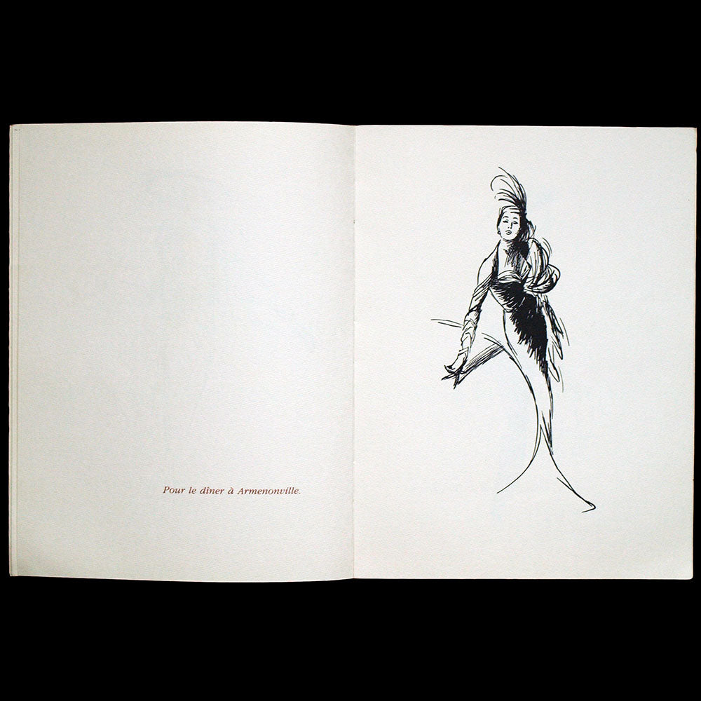 Pierre Balmain - A New French Style, illustré par René Gruau en 1946, réédition de 1985