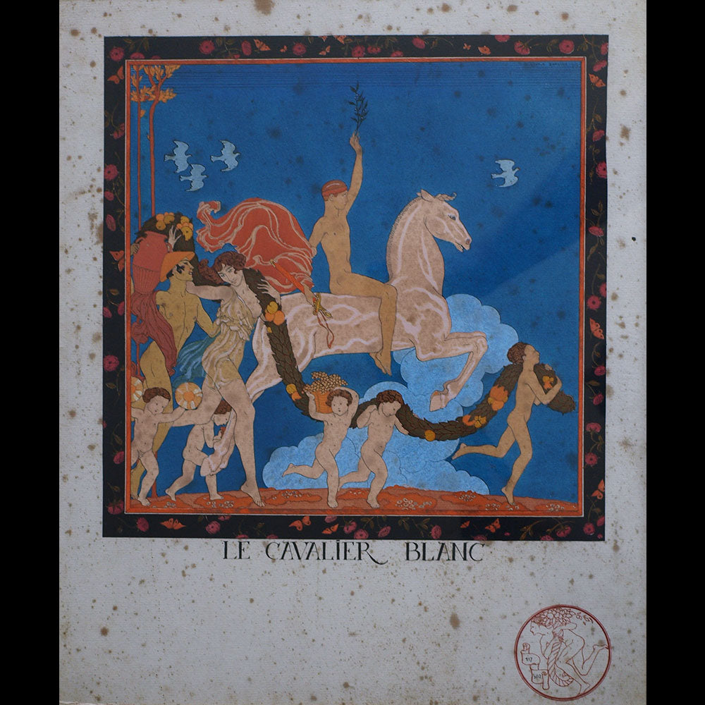 George Barbier - Le Cavalier Blanc (1917)