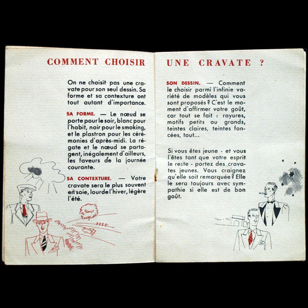 L'art et la manière de choisir, d'assortir et de nouer sa cravate (1934)