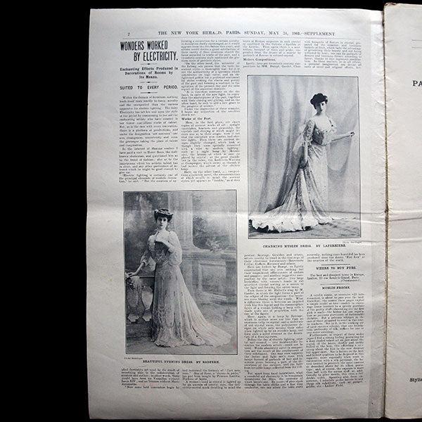 The New York Herald Fashion Supplement, May 24th, 1903