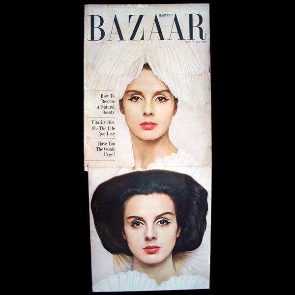 Harper's Bazaar (1962, avril), couverture de Melvin Sokolsky