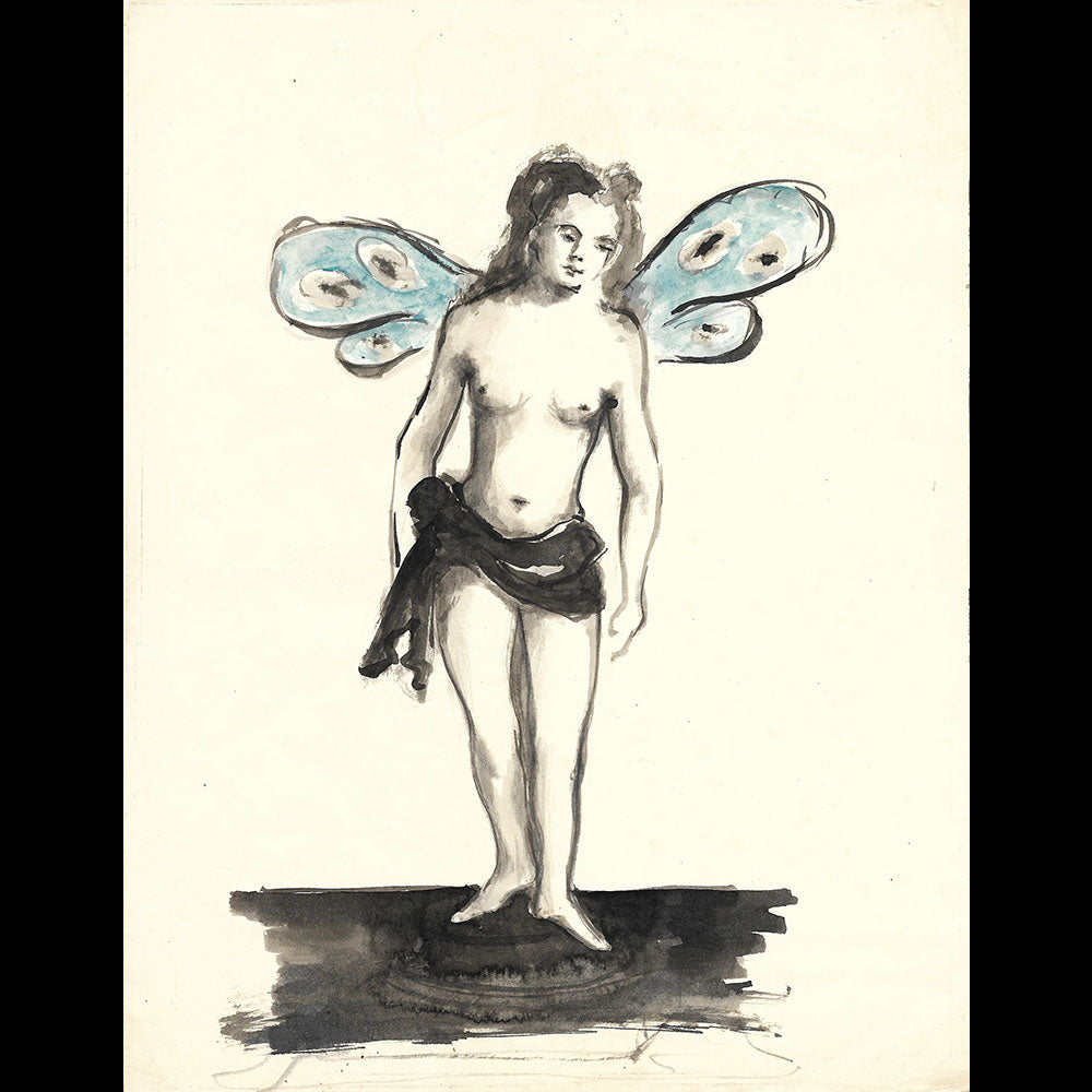 Christian Bérard - Personnage ailé (1940s)