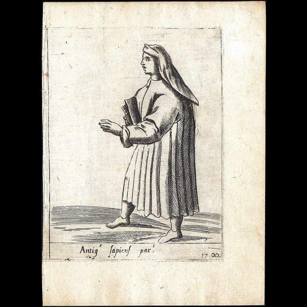 Alessandro Fabri - Diversarum Nationum Ornatus, Savant de Padoue d'après Pietro Bertelli (1593)