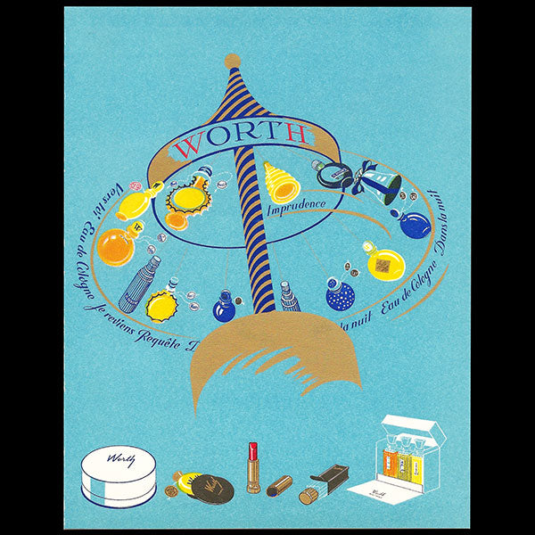 Parfums Worth - Carte de voeux pour l'année 1953 (1952)