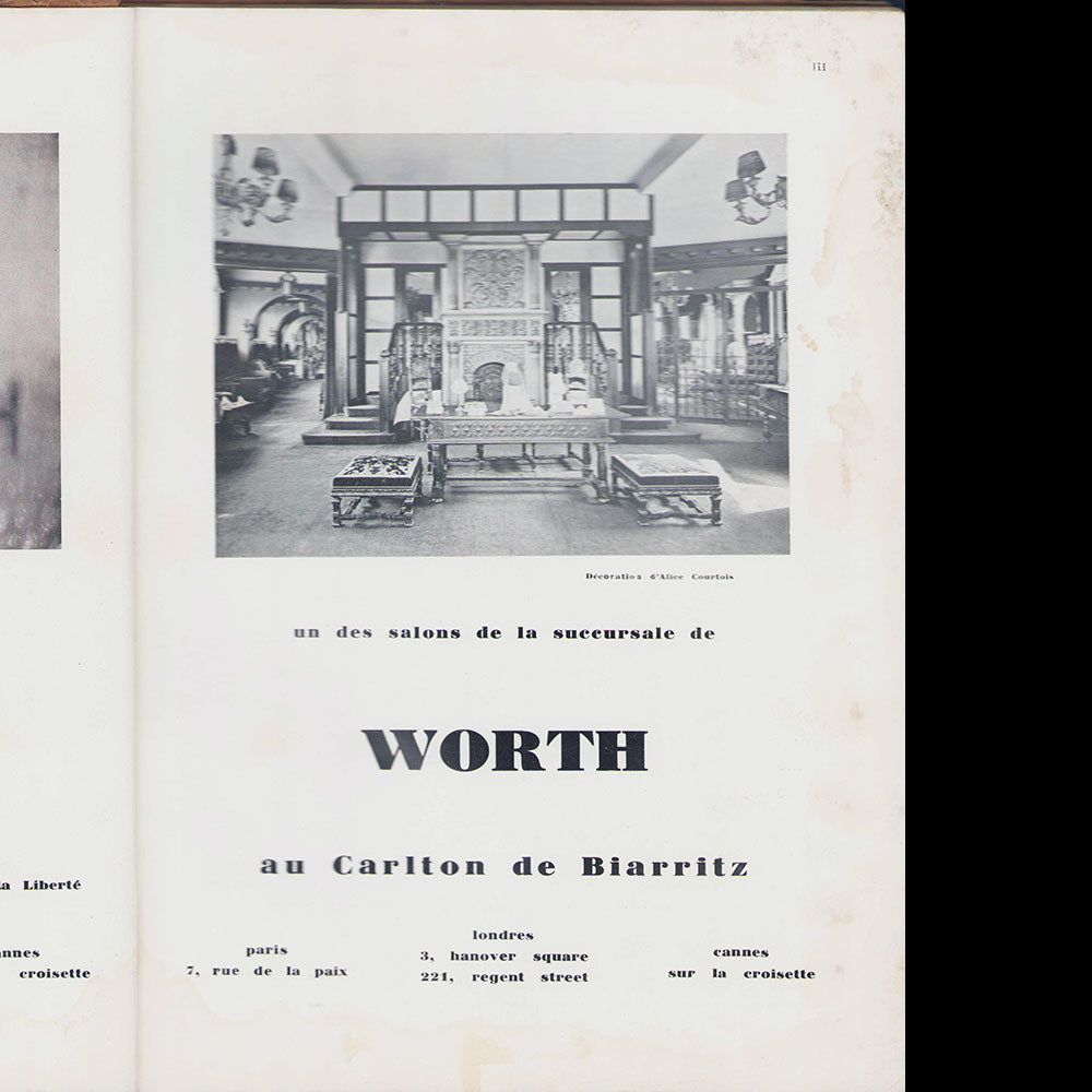 Biarritz, couverture de Cassandre (1928)