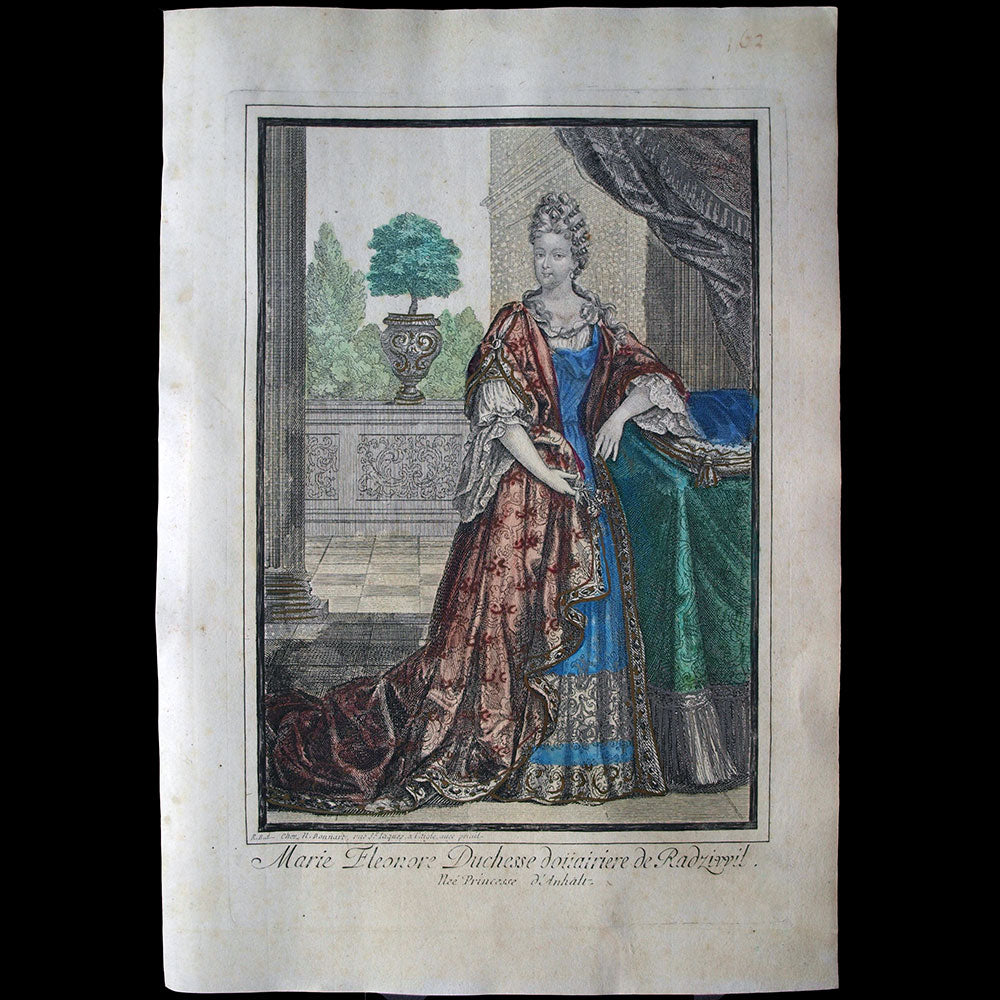 Bonnart - Marie Eleonore, Duchesse douairiere de Radziwil (circa 1690s)