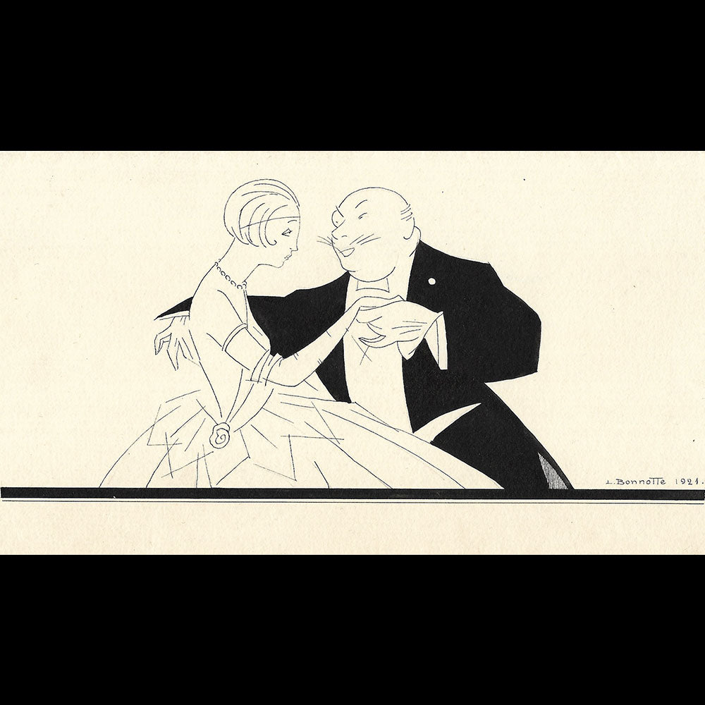 Léon Bonnotte - Couple de danseurs  (1921)