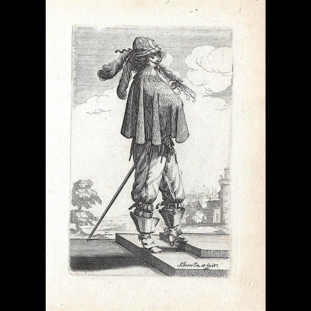 Abraham Bosse - La Noblesse Française à l'Eglise et le Jardin de la Noblesse - Réunion des 31 planches des 2 suites (circa 1629)