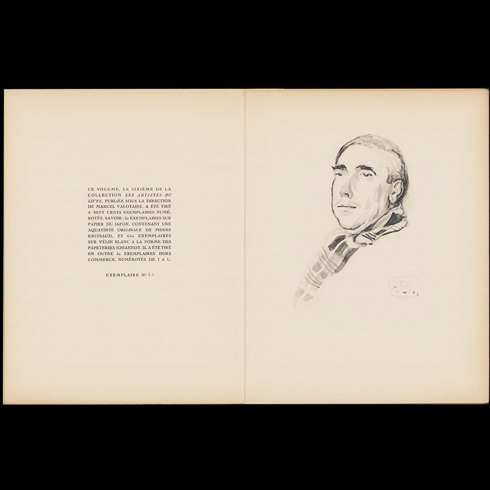 Pierre Brissaud - Les Artistes du Livre, exemplaire sur Japon (1928)
