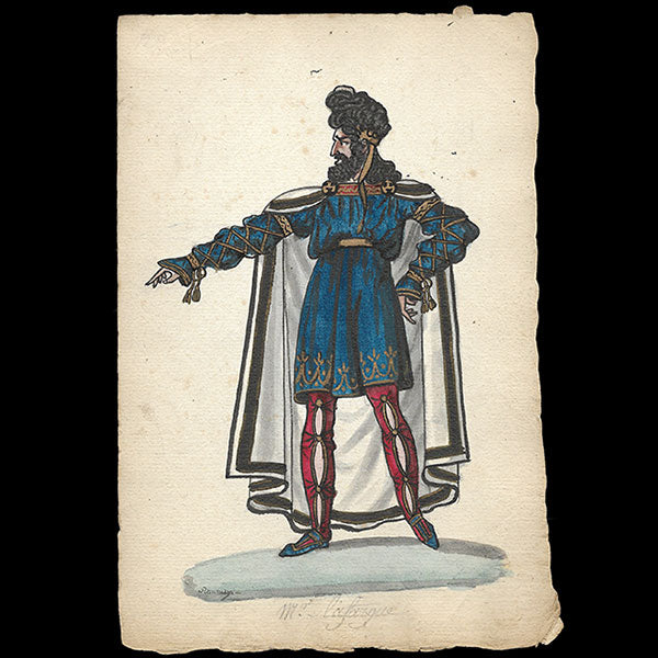 Costumes militaires - Ensemble de 10 dessins à l'aquarelle de Renausy (1812-1814)