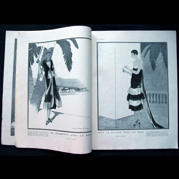 Vogue France (1er janvier 1925), couverture de George W. Plank