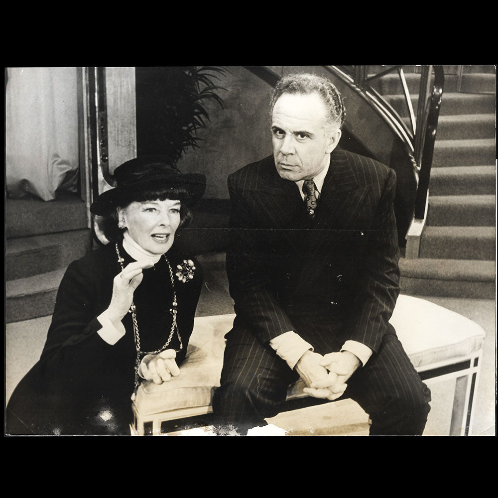 Chanel - Katharine Hepburn dans Coco, deux photographies (1969)