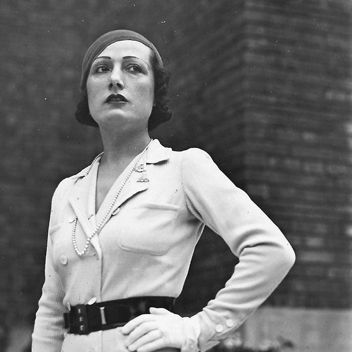 Chanel - Francesca Bertini habillée par Chanel, par Seeberger (circa 1925-1930)