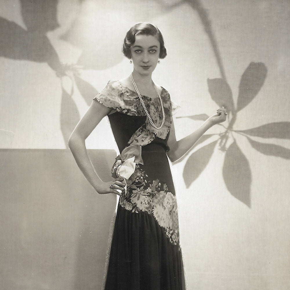 Chantal - La Petite Catherine, robe portée par la comtesse Grabbe, tirage de Wide World (1931)