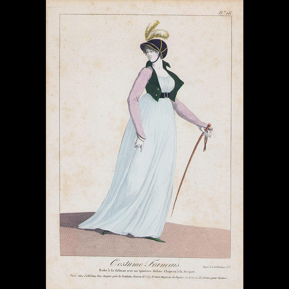 Chéreau - Costume Français - Réunion de 17 gravures (1798-1799)