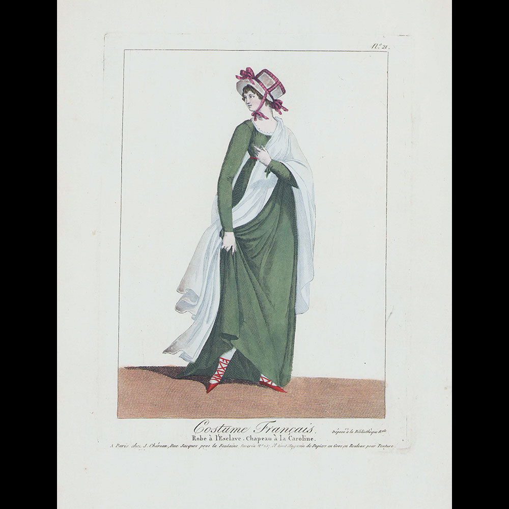 Chéreau - Costume Français - Réunion de 17 gravures (1798-1799)