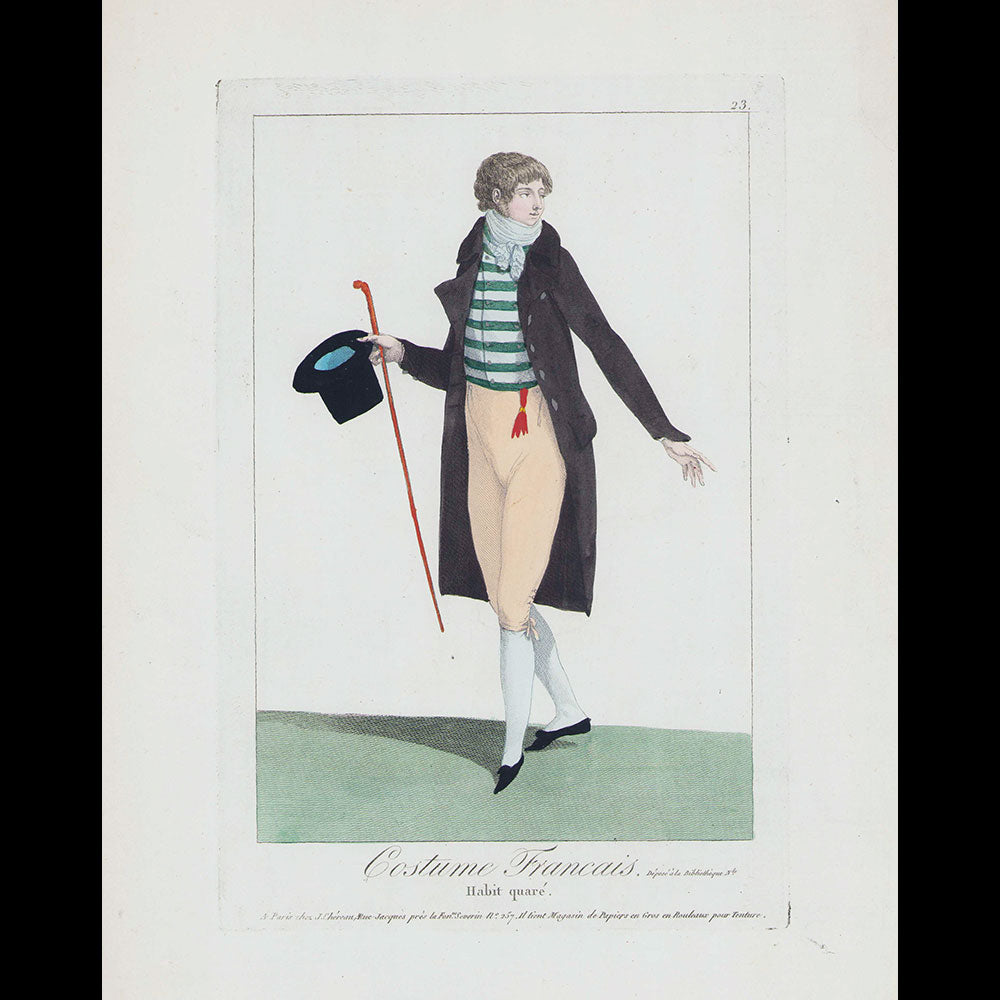 Chéreau - Costume Français - Réunion de 17 gravures (1798-1799)