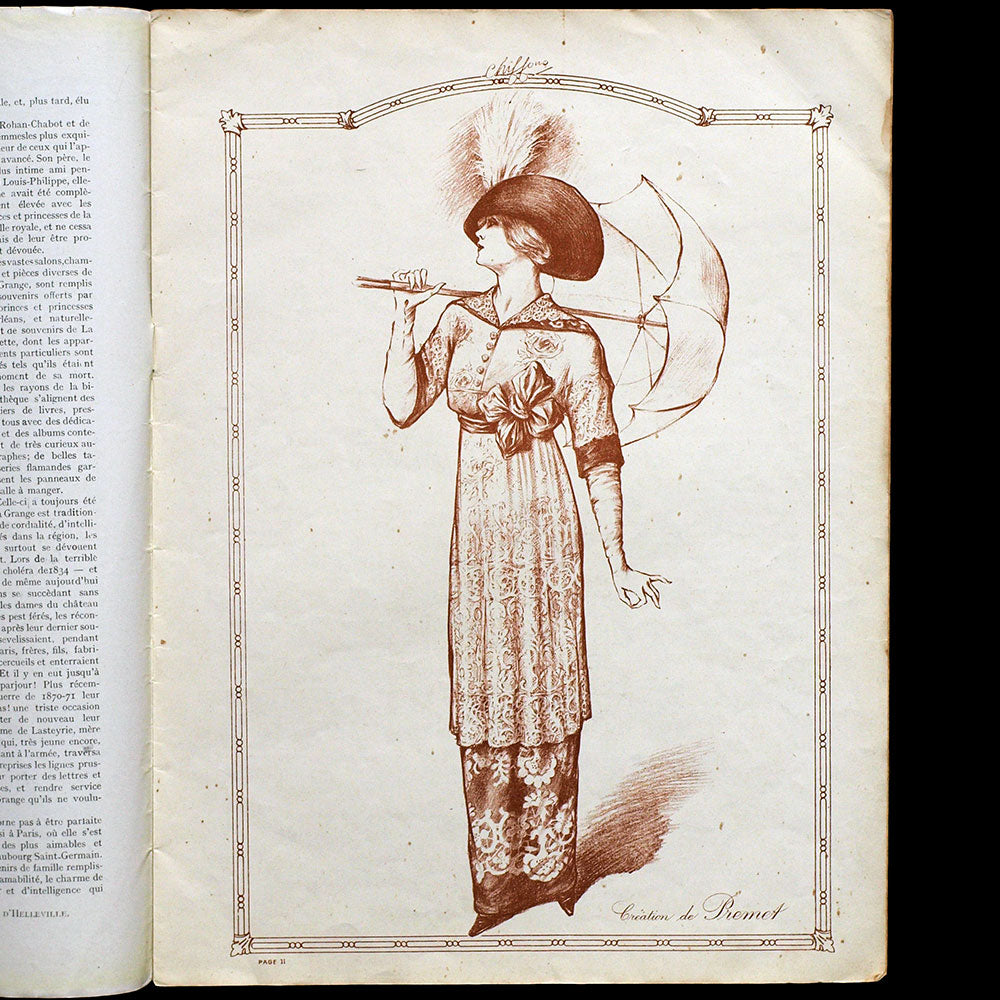 Chiffons, 20 avril 1912, couverture de Reutlinger