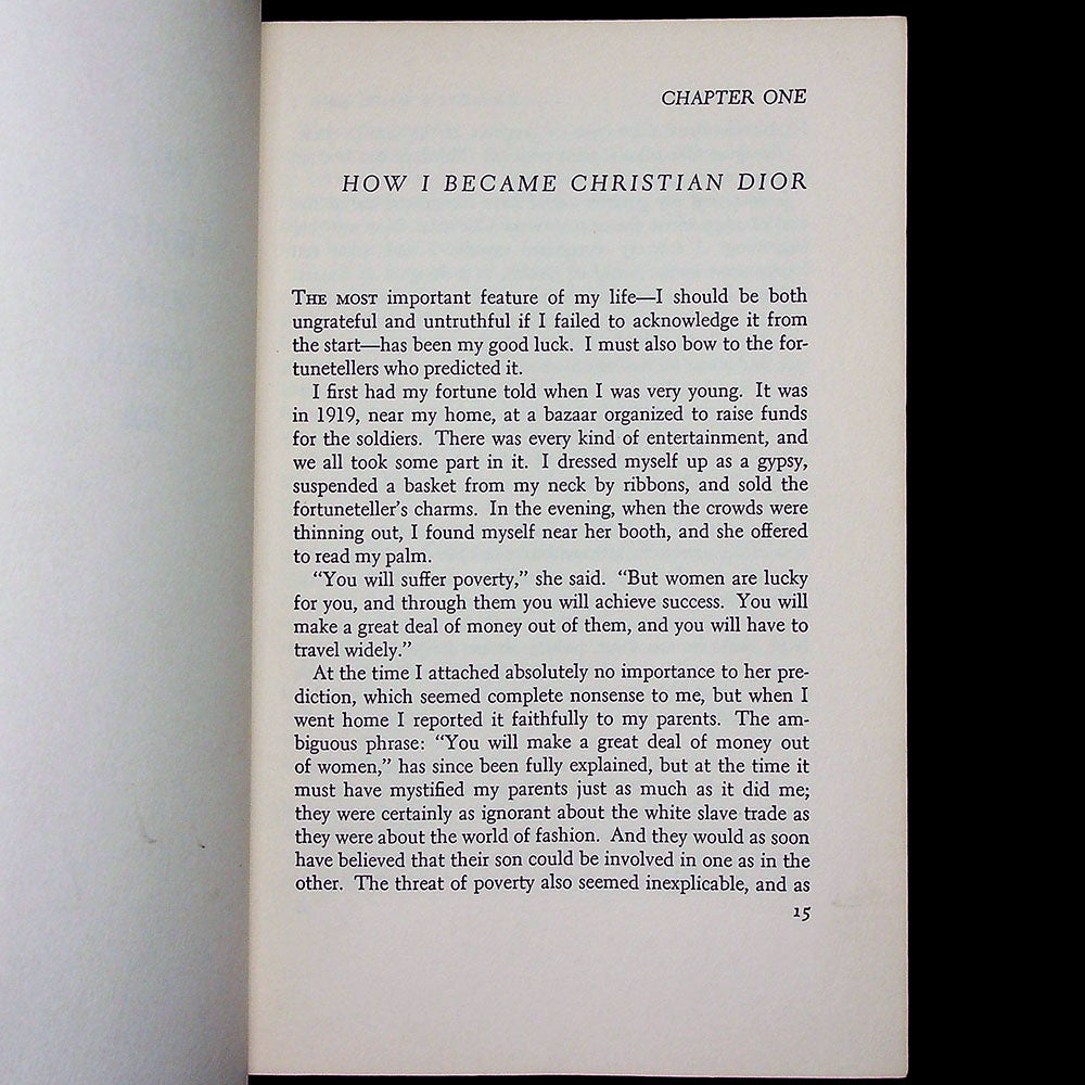 Christian Dior and I (1957), édition américaine de Christian Dior et moi