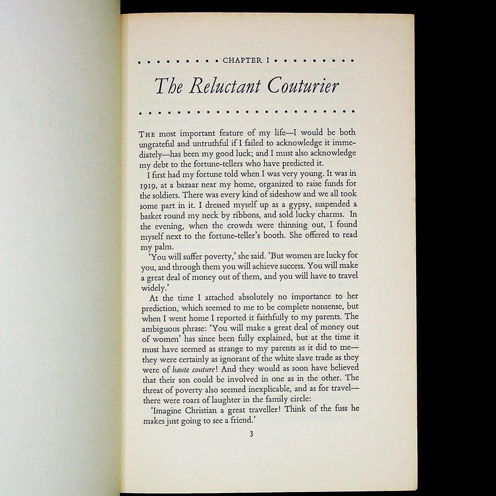 Christian Dior's memoirs - Dior by Dior (1957)
