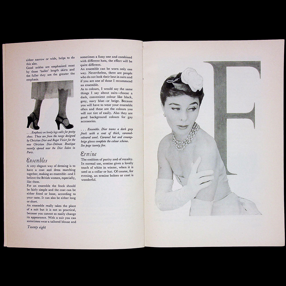 Christian Dior's little dictionary of fashion (1954)