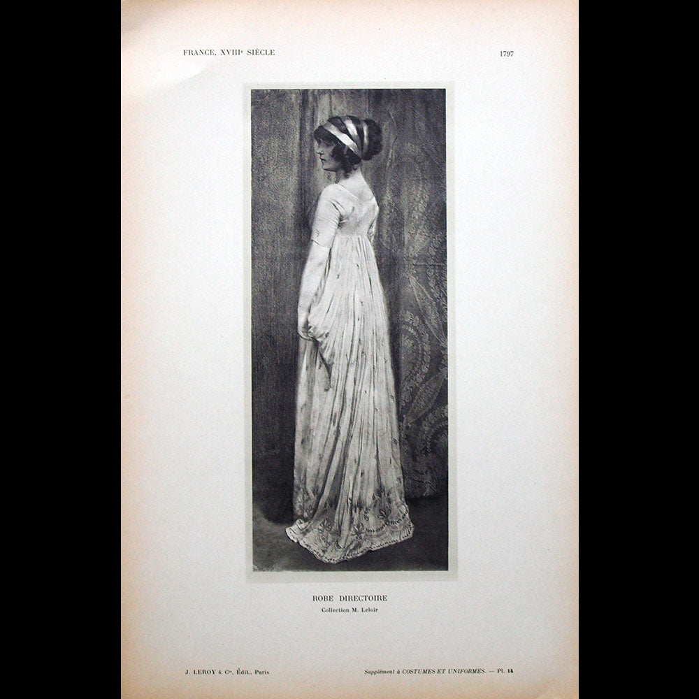 Costumes & Uniformes, revue de la Société de l'Histoire du Costume, n°3 (juin 1912)
