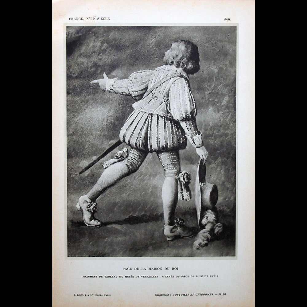 Costumes & Uniformes, revue de la Société de l'Histoire du Costume, n°7 (mars 1913)