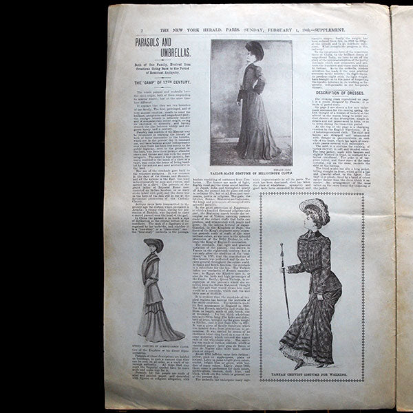 The New York Herald Fashion Supplement, February 1st, 1903