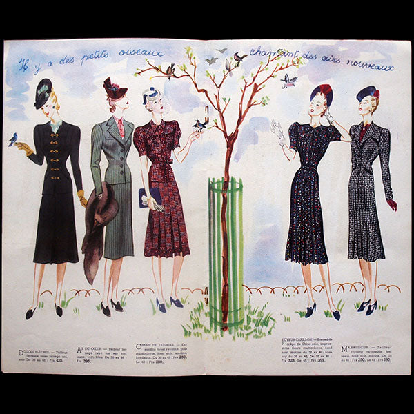 La Toile d'Avion - catalogue pour le Printemps (circa 1935)