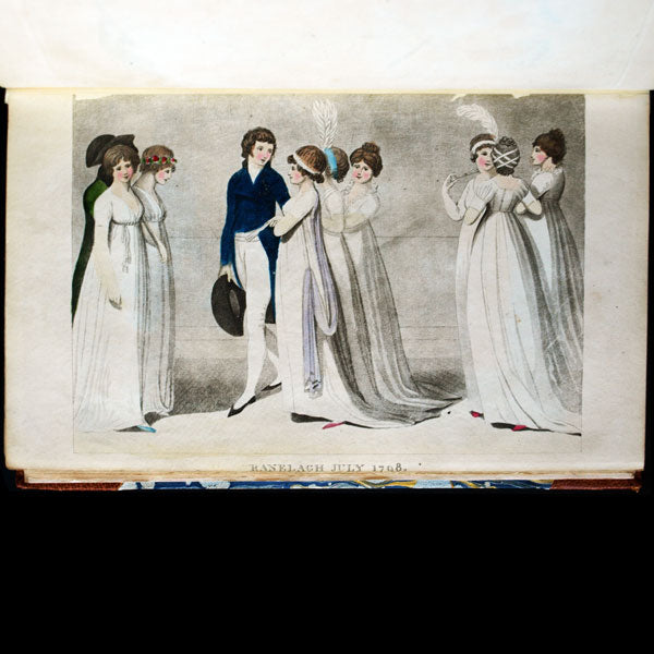 The Fashions of London and Paris - Réunion de 489 planches (1798-1809)