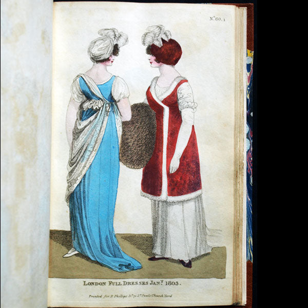 The Fashions of London and Paris - Réunion de 489 planches (1798-1809)