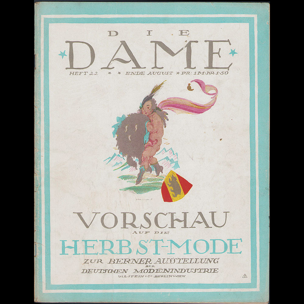 Die Dame, fin août 1917