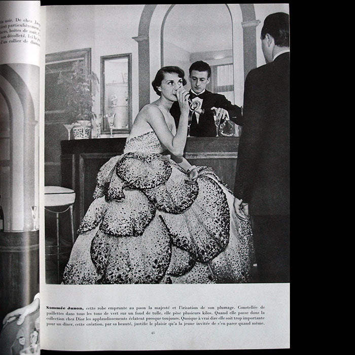 Réalités, juin 1949 - La robe Junon de Christian Dior