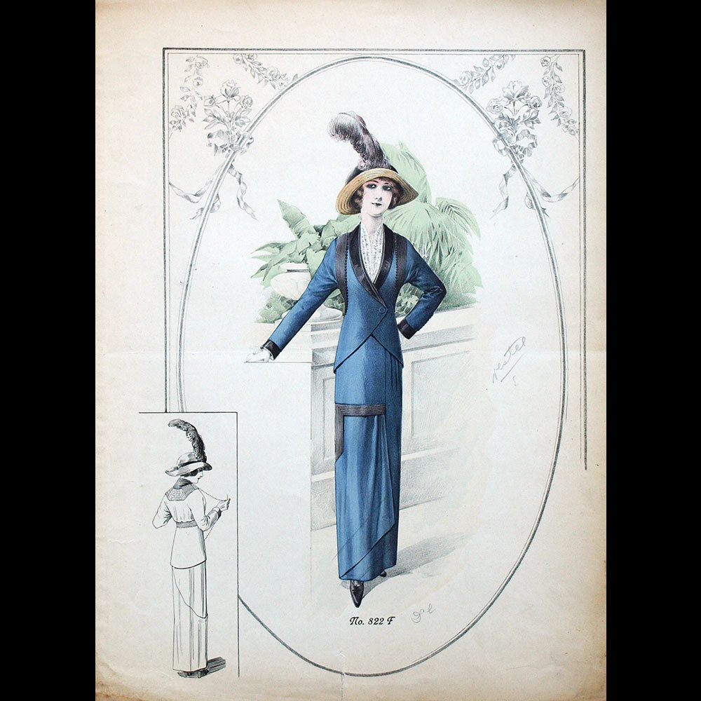 Drecoll - Ensemble de 10 gravures (circa 1910)